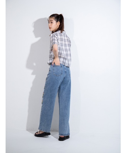 fifth calin(フィフスカラン)の「開襟チェックシャツ(シャツ/ブラウス・レディース・ホワイト/ブラウン・MEDIUM)」の22枚目の写真
