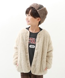 devirock | 【もこもこ】洗えるボタン開きボアジャケット(ブルゾン)