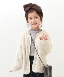 洗える ボタン開き ボアジャケット