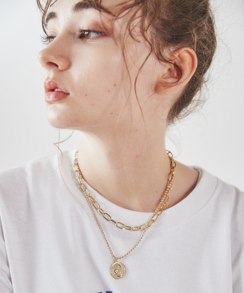 ANGIE（アンジー）の「2連レイヤードネックレス（ネックレス・レディース・その他1/その他2/その他3/その他4/その他7/その他5/その他6・FREE）」の21枚目の写真