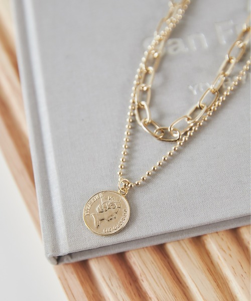 ANGIE（アンジー）の「2連レイヤードネックレス（ネックレス・レディース・その他1/その他2/その他3/その他4/その他7/その他5/その他6・FREE）」の17枚目の写真