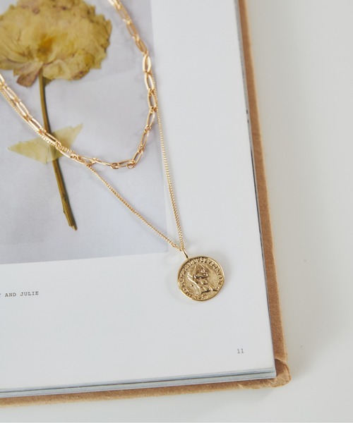 ANGIE（アンジー）の「2連レイヤードネックレス（ネックレス・レディース・その他1/その他2/その他3/その他4/その他7/その他5/その他6・FREE）」の9枚目の写真