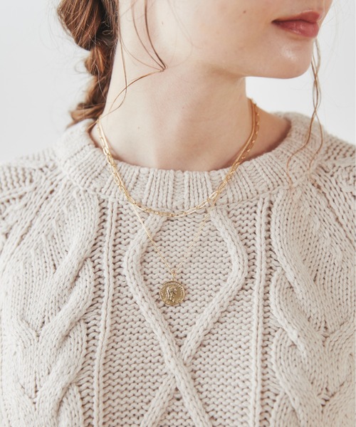 ANGIE（アンジー）の「2連レイヤードネックレス（ネックレス・レディース・その他1/その他2/その他3/その他4/その他7/その他5/その他6・FREE）」の12枚目の写真