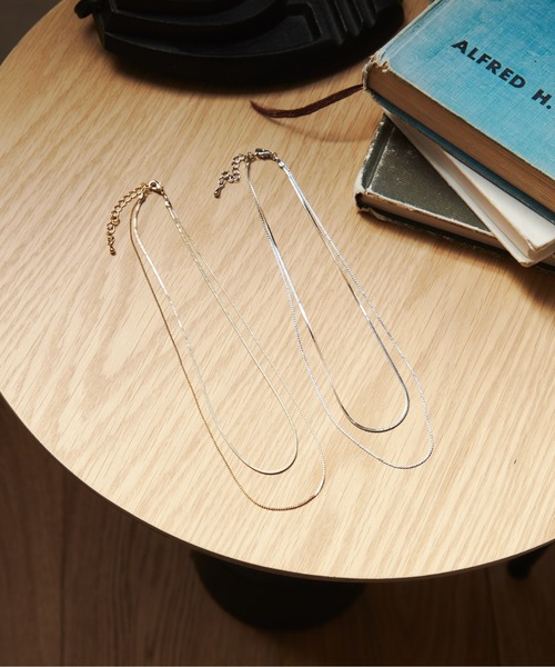 ANGIE（アンジー）の「2連レイヤードネックレス（ネックレス・レディース・その他1/その他2/その他3/その他4/その他7/その他5/その他6・FREE）」の15枚目の写真