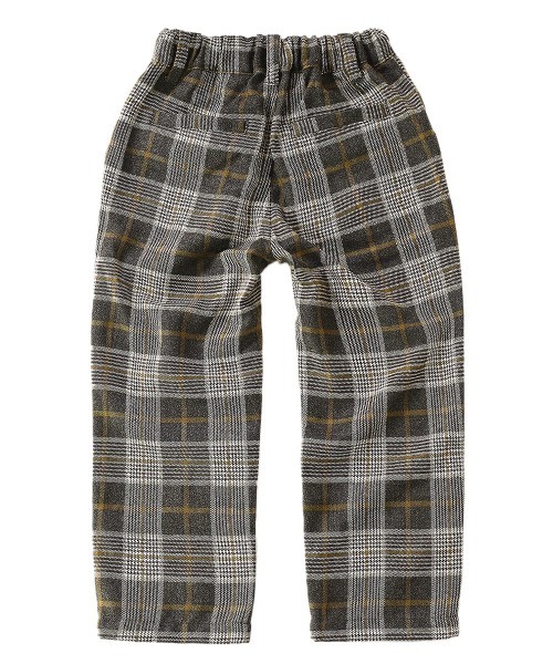 devirock（デビロック）の「チェックワイドパンツ（その他パンツ・キッズ・ネイビー/グレー系その他/チャコール・150cm/160cm/130cm/140cm/120cm/110cm/100cm）」の6枚目の写真