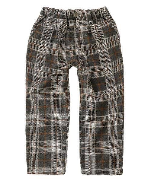 devirock（デビロック）の「チェックワイドパンツ（その他パンツ・キッズ・ネイビー/グレー系その他/チャコール・150cm/160cm/130cm/140cm/120cm/110cm/100cm）」の7枚目の写真