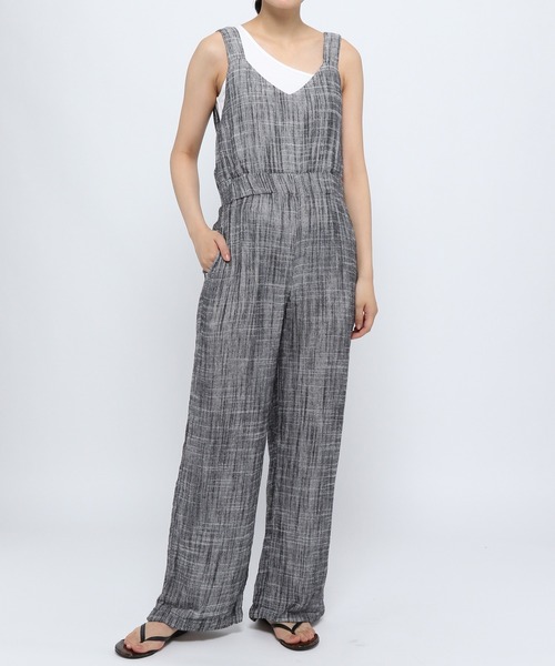BAYFLOW(ベイフロー)の「MIEコラボ/オールインワン(サロペット/オーバーオール・レディース・グレー/ブルー・SMALL/MEDIUM)」の14枚目の写真