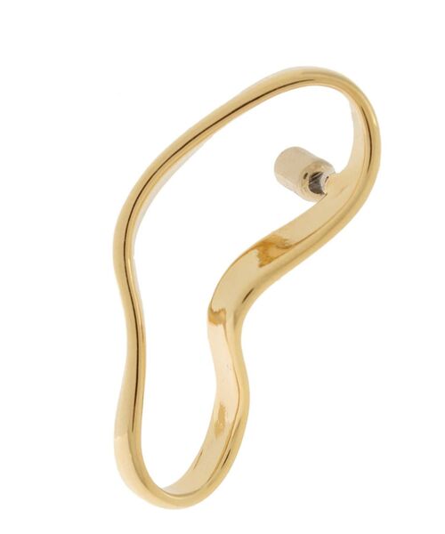 LAGUNAMOON（ラグナムーン）の「カーブフォルムピアス（ピアス（両耳用）・レディース・シルバー/ゴールド・FREE）」の8枚目の写真