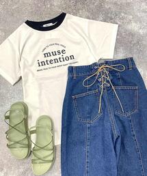 INGNI | リンガー／ロゴTシャツ(Tシャツ/カットソー)