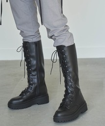 Lucida | 【Monoceros】＃レースアップロングブーツ(ブーツ)