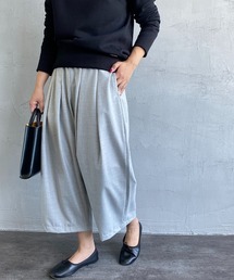 [mizuiro ind/ミズイロインド] タックワイドパンツ