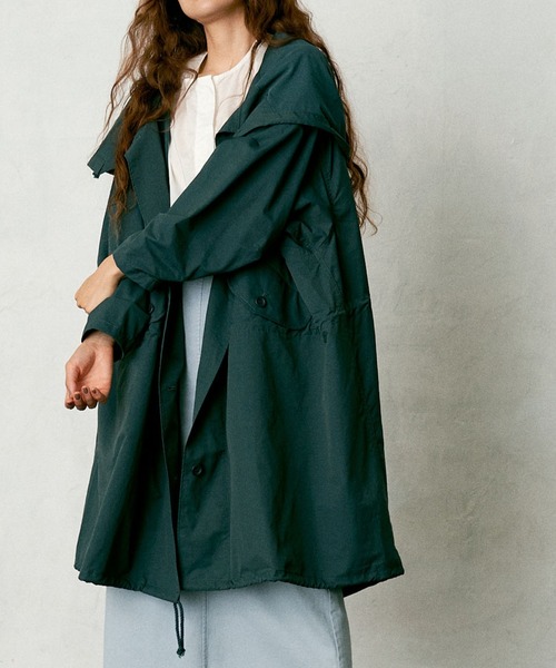 PUAL CE CIN（ピュアルセシン）の「【WEB限定カラーあり/Du noir】モッズコート（モッズコート・レディース・ネイビー/ブラウン/オフホワイト/カーキ・FREE）」の4枚目の写真