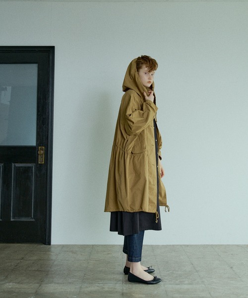 PUAL CE CIN（ピュアルセシン）の「【WEB限定カラーあり/Du noir】モッズコート（モッズコート・レディース・ネイビー/ブラウン/オフホワイト/カーキ・FREE）」の14枚目の写真