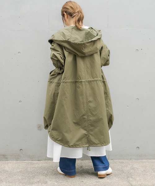 PUAL CE CIN（ピュアルセシン）の「【WEB限定カラーあり/Du noir】モッズコート（モッズコート・レディース・ネイビー/ブラウン/オフホワイト/カーキ・FREE）」の18枚目の写真