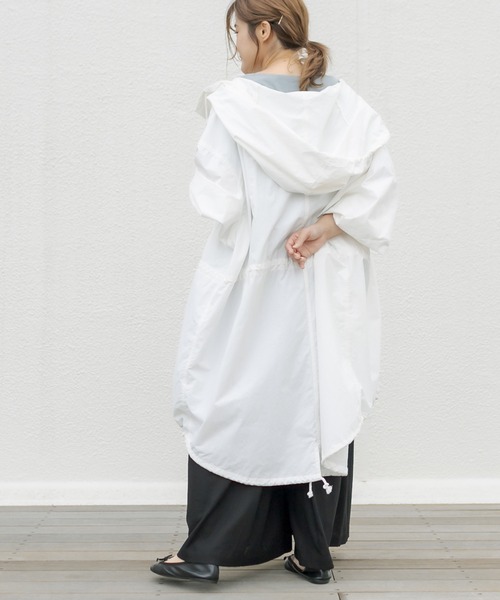 PUAL CE CIN（ピュアルセシン）の「【WEB限定カラーあり/Du noir】モッズコート（モッズコート・レディース・ネイビー/ブラウン/オフホワイト/カーキ・FREE）」の11枚目の写真