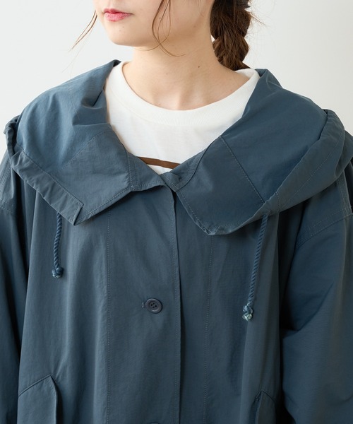 PUAL CE CIN（ピュアルセシン）の「【WEB限定カラーあり/Du noir】モッズコート（モッズコート・レディース・ネイビー/ブラウン/オフホワイト/カーキ・FREE）」の19枚目の写真