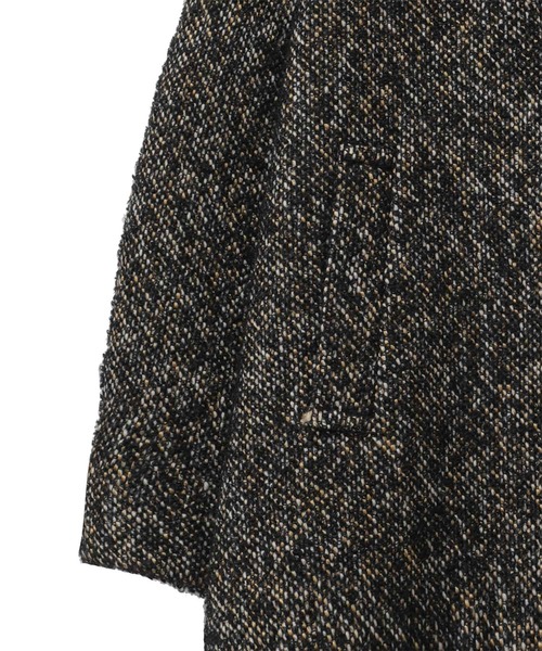 CLANE(クラネ)の「【CLANE(クラネ)】MIX LOOP TWEED BOX COAT(その他アウター・レディース・ブラック/ダークグリーン・1)」の18枚目の写真