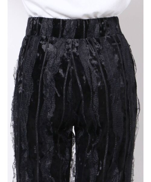 merry jenny（メリージェニー）の「【セットアップ】フリルベロアワイドパンツ（その他パンツ・レディース・ブラック/ミント/ライトブルー/ベージュ・FREE）」の14枚目の写真