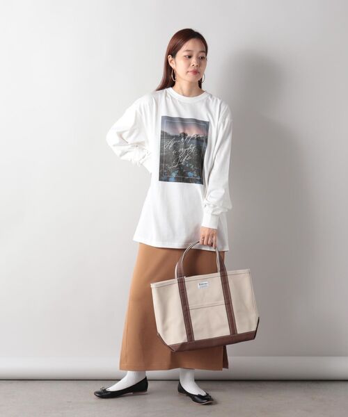 fredy emue（フレディエミュ）の「The best view ロンT（Tシャツ/カットソー・レディース・ホワイト系その他4/ブルー系その他3/レッド系その他3・38）」の19枚目の写真