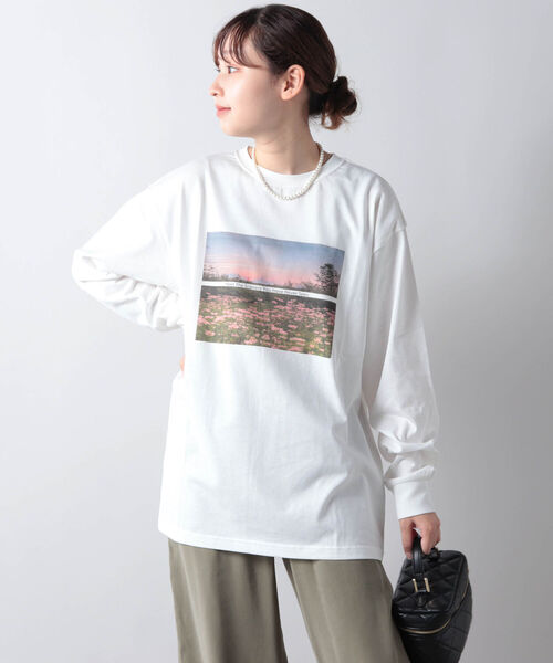 fredy emue（フレディエミュ）の「The best view ロンT（Tシャツ/カットソー・レディース・ホワイト系その他4/ブルー系その他3/レッド系その他3・38）」の17枚目の写真