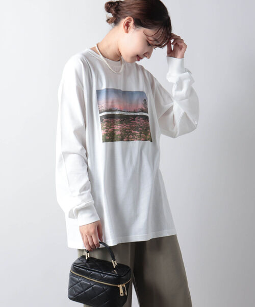 fredy emue（フレディエミュ）の「The best view ロンT（Tシャツ/カットソー・レディース・ホワイト系その他4/ブルー系その他3/レッド系その他3・38）」の5枚目の写真