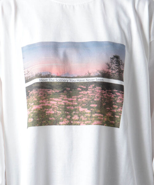 fredy emue（フレディエミュ）の「The best view ロンT（Tシャツ/カットソー・レディース・ホワイト系その他4/ブルー系その他3/レッド系その他3・38）」の6枚目の写真