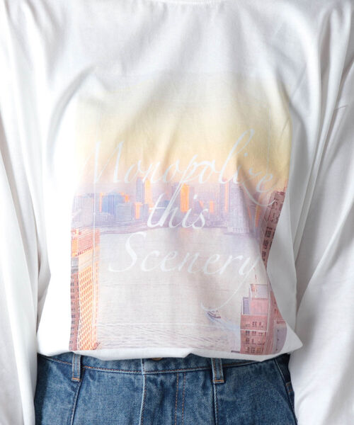 fredy emue（フレディエミュ）の「The best view ロンT（Tシャツ/カットソー・レディース・ホワイト系その他4/ブルー系その他3/レッド系その他3・38）」の21枚目の写真