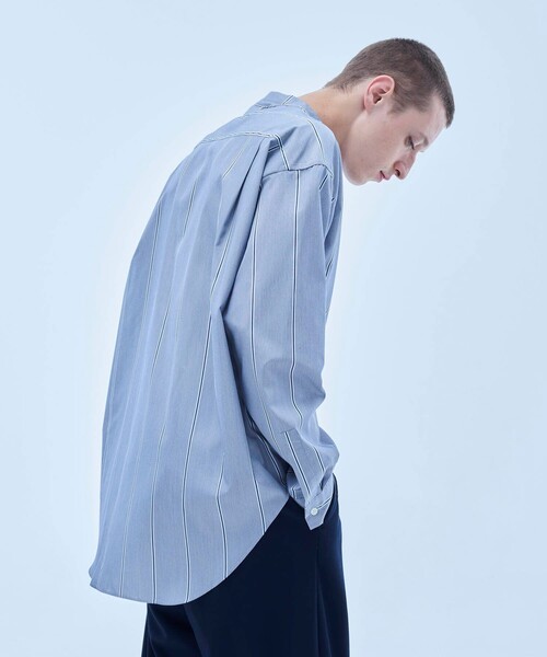 Vネックストライプショートシャツ Vネックストライプショートシャツ | CAPRICIEUX LE'MAGE(カプリ