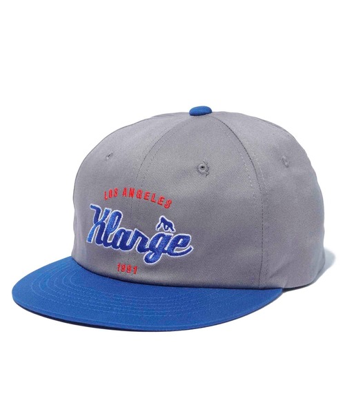 XLARGE（エクストララージ）の「TEAM LOGO 2TONE CAP（キャップ・メンズ・ブラック/グレー/グリーン・ONE SIZE）」の11枚目の写真