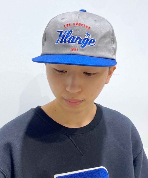 XLARGE（エクストララージ）の「TEAM LOGO 2TONE CAP（キャップ・メンズ・ブラック/グレー/グリーン・ONE SIZE）」の17枚目の写真
