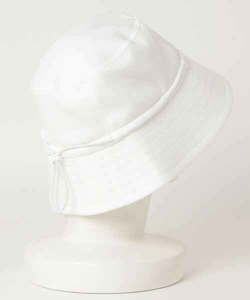 GUACAMOLE（ガカモレ）の「GUACAMOLE Functional stretch bucket hat/LOGO print（ハット・レディース・ホワイト/ブラック・FREE）」の3枚目の写真