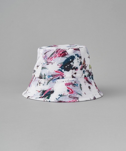 GUACAMOLE（ガカモレ）の「GUACAMOLE Functional stretch bucket hat/LOGO print（ハット・レディース・ホワイト/ブラック・FREE）」の9枚目の写真