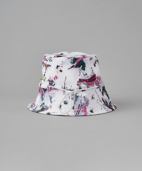 GUACAMOLE（ガカモレ）の「GUACAMOLE Functional stretch bucket hat/LOGO print（ハット・レディース・ホワイト/ブラック・FREE）」の10枚目の写真