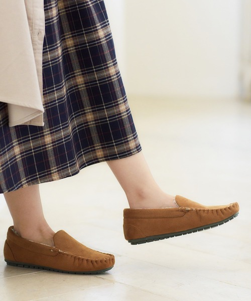 Honeys（ハニーズ）の「モカシン（モカシン/デッキシューズ・レディース・グレイッシュベージュ/ブラック/キャメル/ベージュ・L/S/M/LL）」の16枚目の写真
