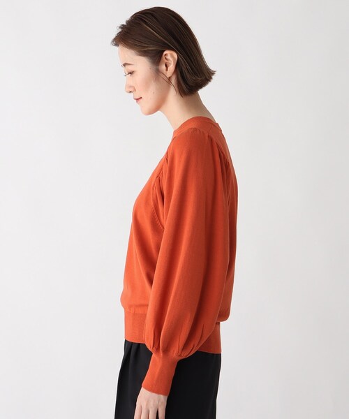 AG by aquagirl（エージーバイアクアガール）の「◆天竺ボリュームスリーブニット【WEB限定サイズ】（ニット/セーター・レディース・チャコールグレー/オレンジ/オフホワイト/ブラック/ブルー・38/40/36）」の20枚目の写真
