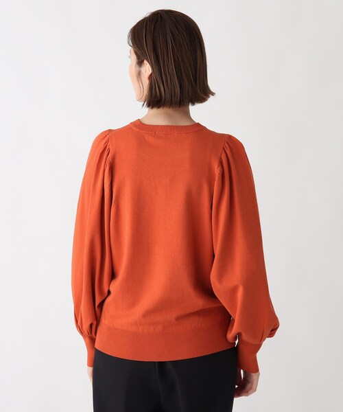 AG by aquagirl（エージーバイアクアガール）の「◆天竺ボリュームスリーブニット【WEB限定サイズ】（ニット/セーター・レディース・チャコールグレー/オレンジ/オフホワイト/ブラック/ブルー・38/40/36）」の18枚目の写真