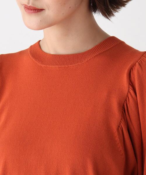 AG by aquagirl（エージーバイアクアガール）の「◆天竺ボリュームスリーブニット【WEB限定サイズ】（ニット/セーター・レディース・チャコールグレー/オレンジ/オフホワイト/ブラック/ブルー・38/40/36）」の13枚目の写真