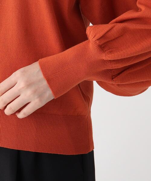AG by aquagirl（エージーバイアクアガール）の「◆天竺ボリュームスリーブニット【WEB限定サイズ】（ニット/セーター・レディース・チャコールグレー/オレンジ/オフホワイト/ブラック/ブルー・38/40/36）」の15枚目の写真