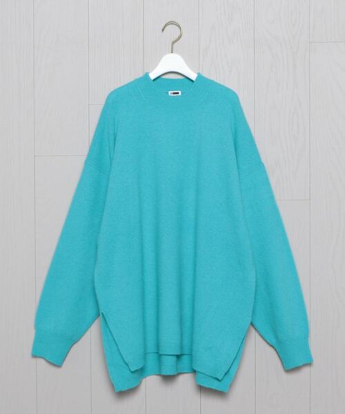 H　BEAUTY&YOUTH UNITED ARROWS（エイチビューティーアンドユースユナイテッドアローズ）の「＜H＞BIG KNIT/ニット（ニット/セーター・レディース・ブラック/ピンク/ターコイズブルー/オレンジ・FREE）」の12枚目の写真