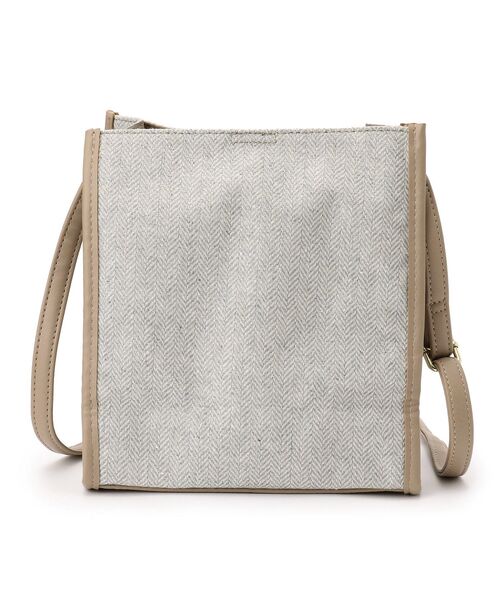 DRESKIP（ドレスキップ）の「◆サイドパイピングスクエアショルダー（ショルダーバッグ・レディース・グレー系2/ブラック/ブラック系3・00）」の11枚目の写真