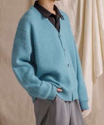 【Adoon plain】Vネックソフトタッチカーディガン