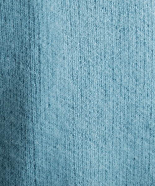 Adoon plain（アドーンプレーン）の「【Adoon plain】Vネックソフトタッチカーディガン（カーディガン/ボレロ・メンズ・ライトブルー/ブラック/グリーン/マスタード・MEDIUM/LARGE）」の6枚目の写真