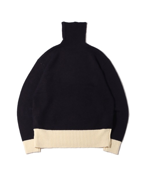 UGG（アグ）の「UGG@mos 配色 タートル ニットトップス / アグ ハイショク タートル ニットトップス（Tシャツ/カットソー・メンズ・ネイビー/グレー・M/L）」の7枚目の写真