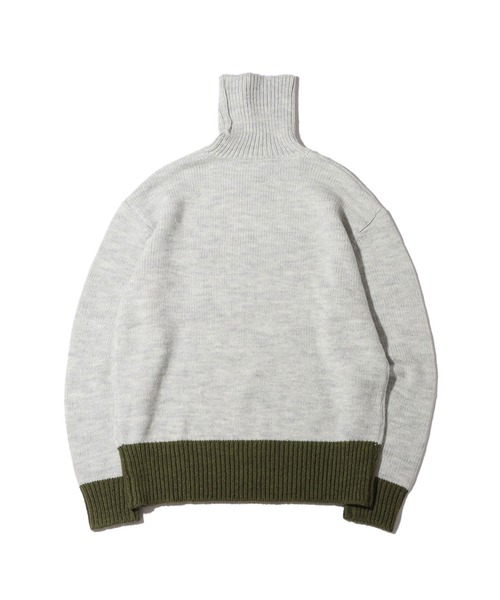 UGG（アグ）の「UGG@mos 配色 タートル ニットトップス / アグ ハイショク タートル ニットトップス（Tシャツ/カットソー・メンズ・ネイビー/グレー・M/L）」の15枚目の写真