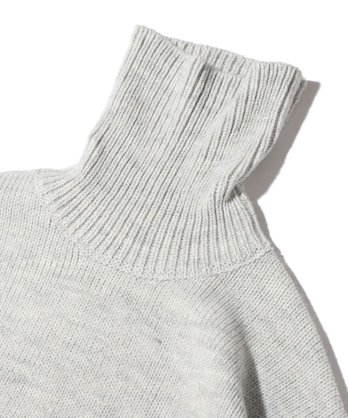 UGG（アグ）の「UGG@mos 配色 タートル ニットトップス / アグ ハイショク タートル ニットトップス（Tシャツ/カットソー・メンズ・ネイビー/グレー・M/L）」の16枚目の写真