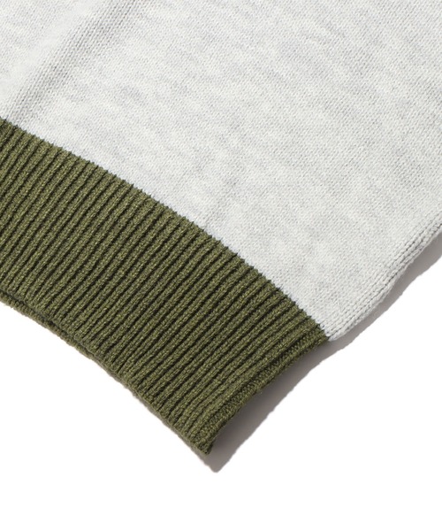 UGG（アグ）の「UGG@mos 配色 タートル ニットトップス / アグ ハイショク タートル ニットトップス（Tシャツ/カットソー・メンズ・ネイビー/グレー・M/L）」の4枚目の写真