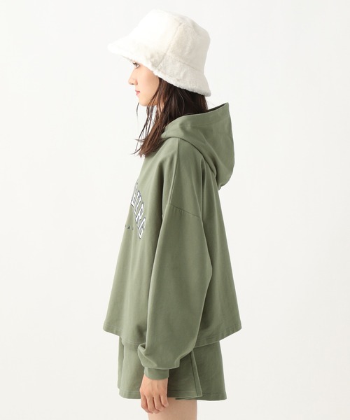 repipi armario(レピピ アルマリオ)の「☆セットアイテム☆カレッジパーカーセットアップ(ワンピース・キッズ・グレー/グリーン・SMALL/LARGE/MEDIUM)」の12枚目の写真