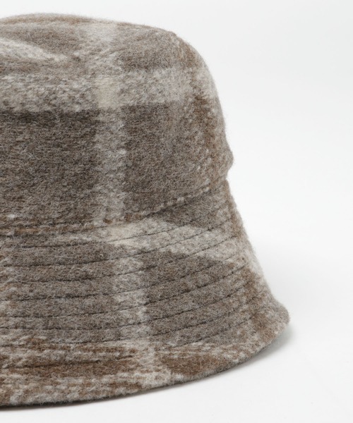 SENSE OF PLACE by URBAN RESEARCH（センスオブプレイスバイアーバンリサーチ）の「Newzealandwoolバケットハット（ハット・メンズ・ブラック/グレー/ブラウン系その他/ベージュ系その他/ライトベージュ/ミント・ONE）」の5枚目の写真