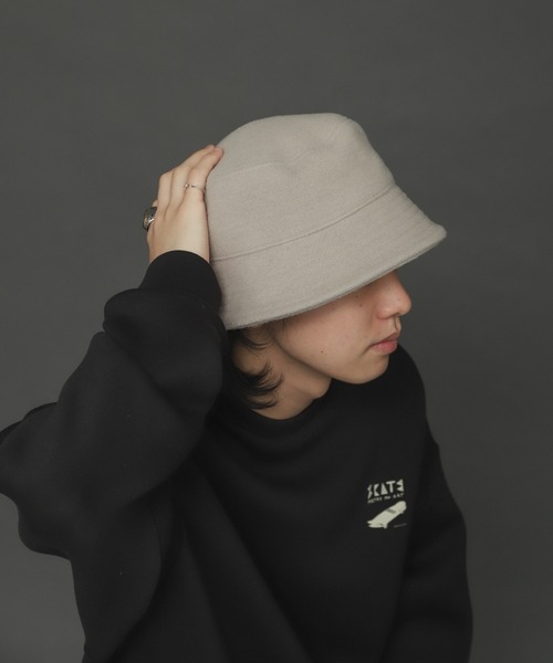 SENSE OF PLACE by URBAN RESEARCH（センスオブプレイスバイアーバンリサーチ）の「Newzealandwoolバケットハット（ハット・メンズ・ブラック/グレー/ブラウン系その他/ベージュ系その他/ライトベージュ/ミント・ONE）」の6枚目の写真