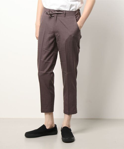 VIBGYOR(ヴィブジョー)の「TRルーズフィットアンクルパンツ(スラックス・メンズ・ブラック/カーキ/その他1/ブルー系その他/ベージュ/グレイッシュベージュ・LARGE/MEDIUM/X-LARGE)」の4枚目の写真